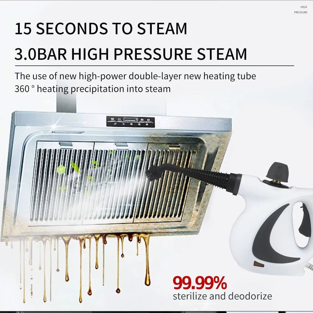 Sleek Steam Cleaner | Multipurpose, Chemical-Free Steam Mop