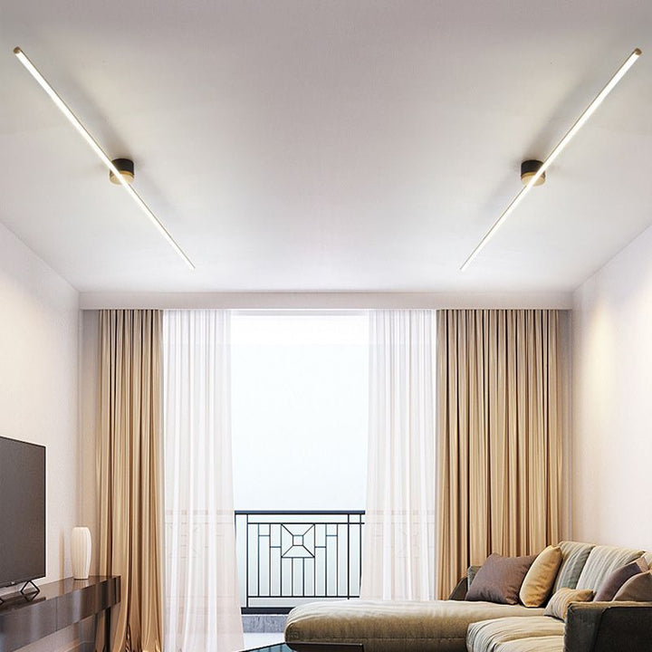 Slim Modern LED Ceiling Light Fixture for Contemporary Spaces – Flush Mount Design 3