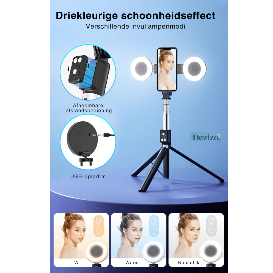 SnapMaster Stick | Your Ultimate Photo Buddy (Black ) - | Zavonix