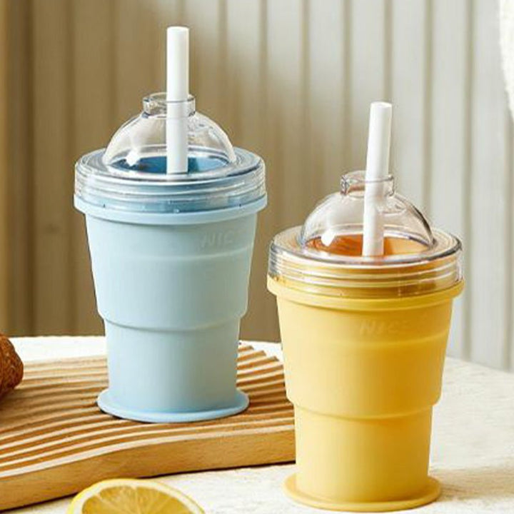 Snapsip Collapsible Silicone Cup Straw Ice Mold Product Image 03
