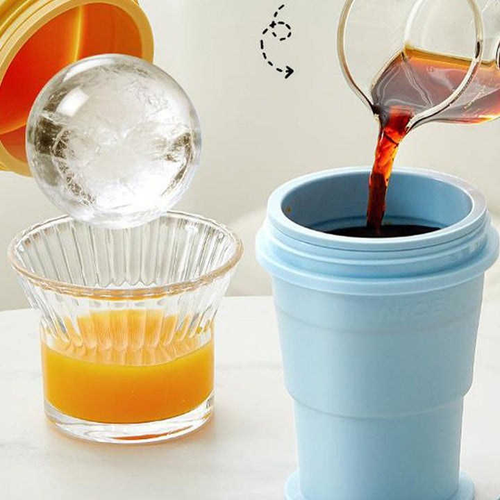 Snapsip Collapsible Silicone Cup Straw Ice Mold Product Image 06