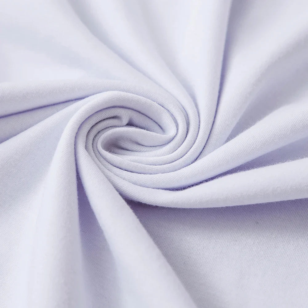 Close-up of light-colored fabric gathered into a spiral