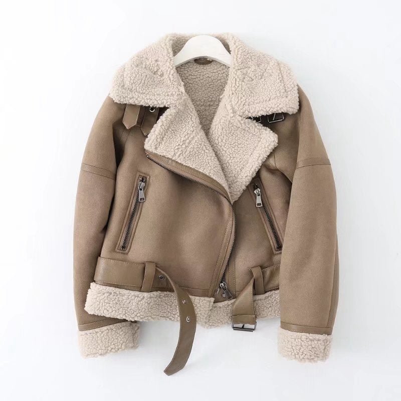 SOFT WOOL BELTED JACKET (XS ) - | Zavonix