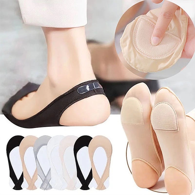 Softstep No Show Cooling Socks Anti Slip Heel Grips Product Image 02
