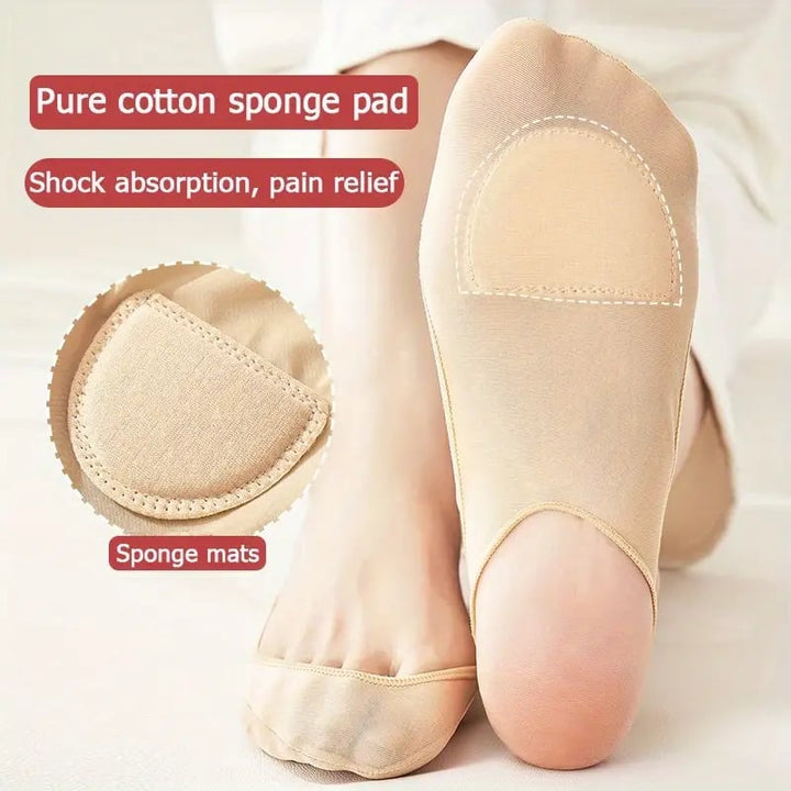 Softstep No Show Cooling Socks Anti Slip Heel Grips Product Image 03