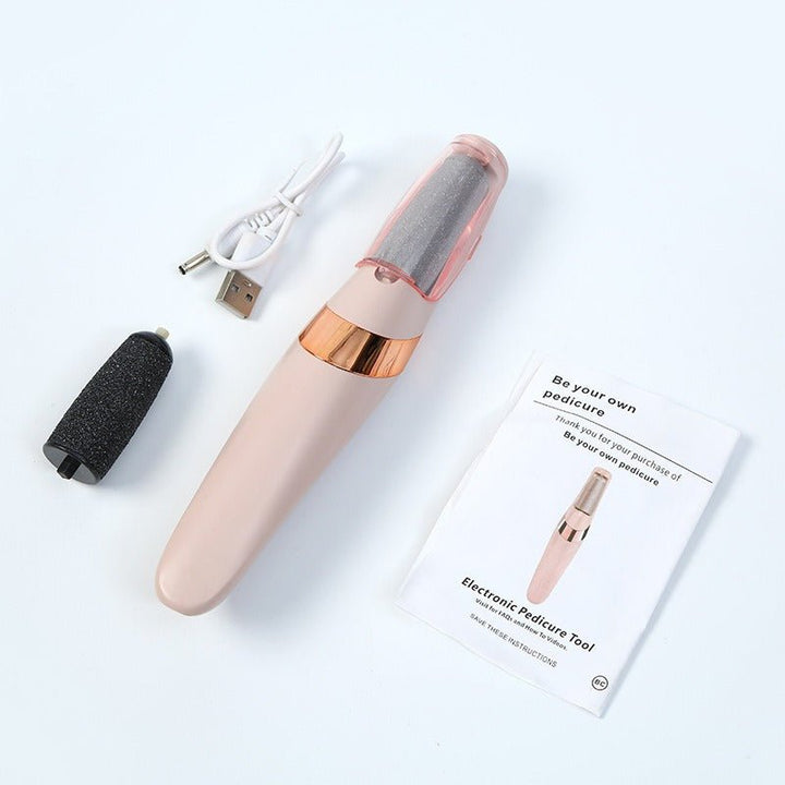 Foot Care Device for Gentle Exfoliation | Waterproof with Dual Roller Strength and 100-Minute Battery Life - 2