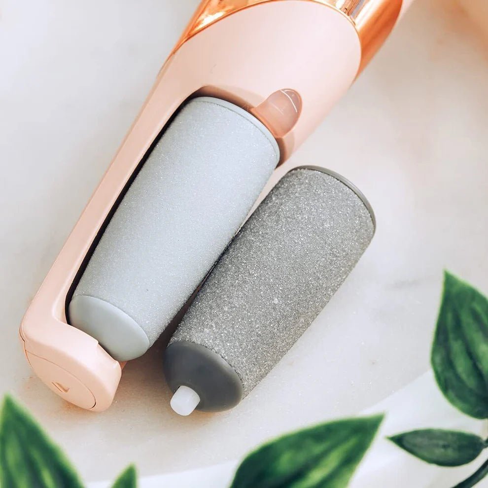 Foot Care Device for Gentle Exfoliation | Waterproof with Dual Roller Strength and 100-Minute Battery Life - 3
