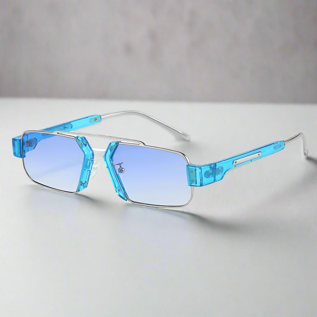 Sunglow™ Shades (Blue ) - Sunglasses | Zavonix
