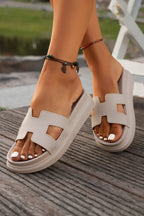 SolaraStep™ Sandals — Elevated Comfort Meets Summer Breeze (Beige 5.5) - Slippers | Zavonix