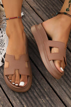 SolaraStep™ Sandals — Elevated Comfort Meets Summer Breeze (Beige 5.5) - Slippers | Zavonix