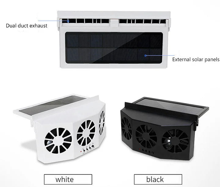Solar Car Window Vent Fan Product Image 07