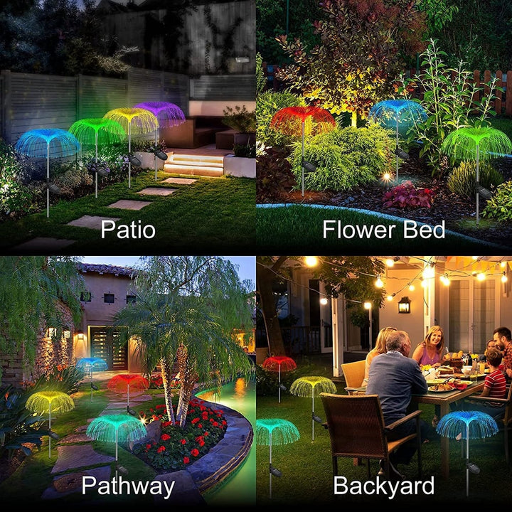 🌞 Solar Powered Jellyfish Lamp | Light Up Your Garden Every Night – Automatically