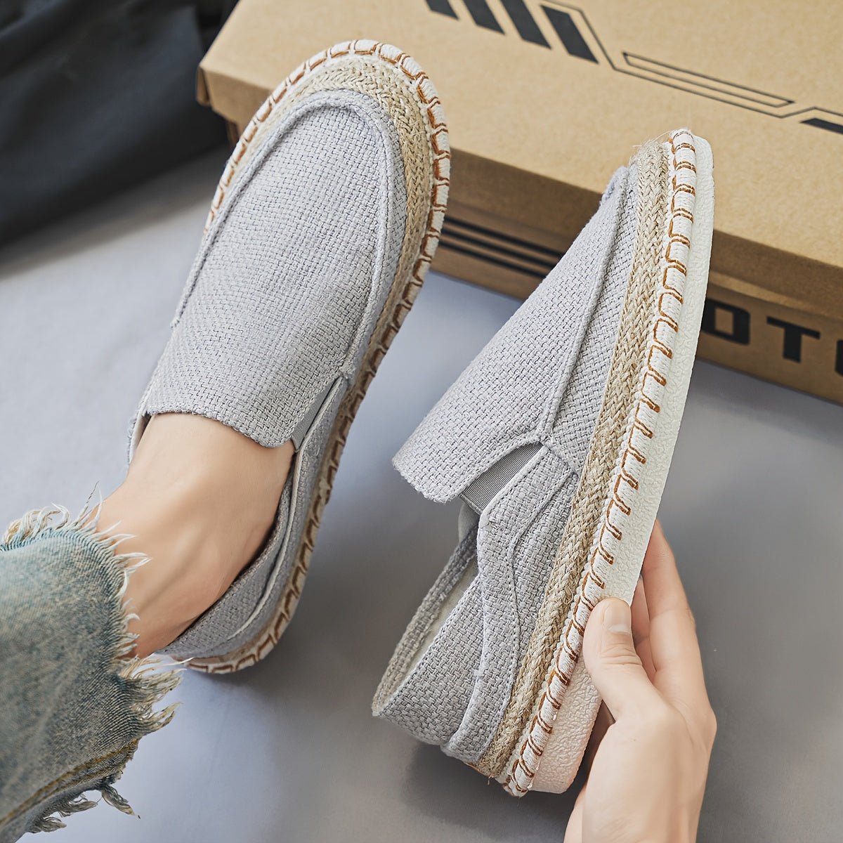 Shoreline Mesh Slip - On Shoes (Gray US 6 / EU 38) - | Zavonix