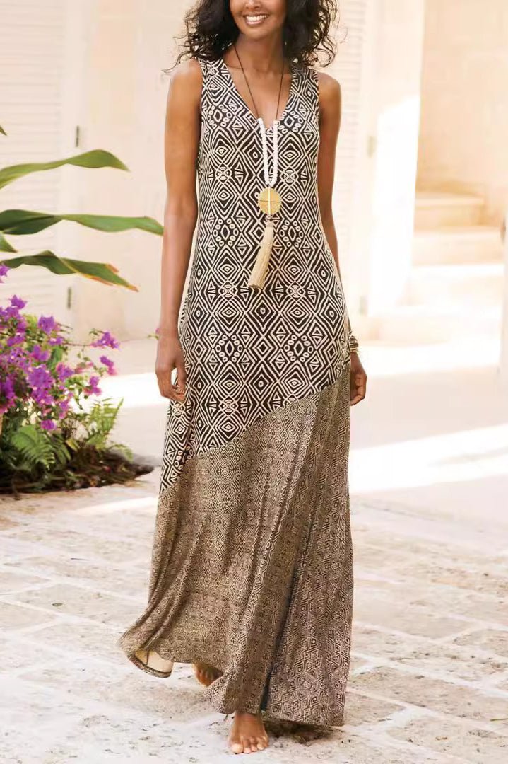 Solenne Printed Boho Maxi Dress product image 2