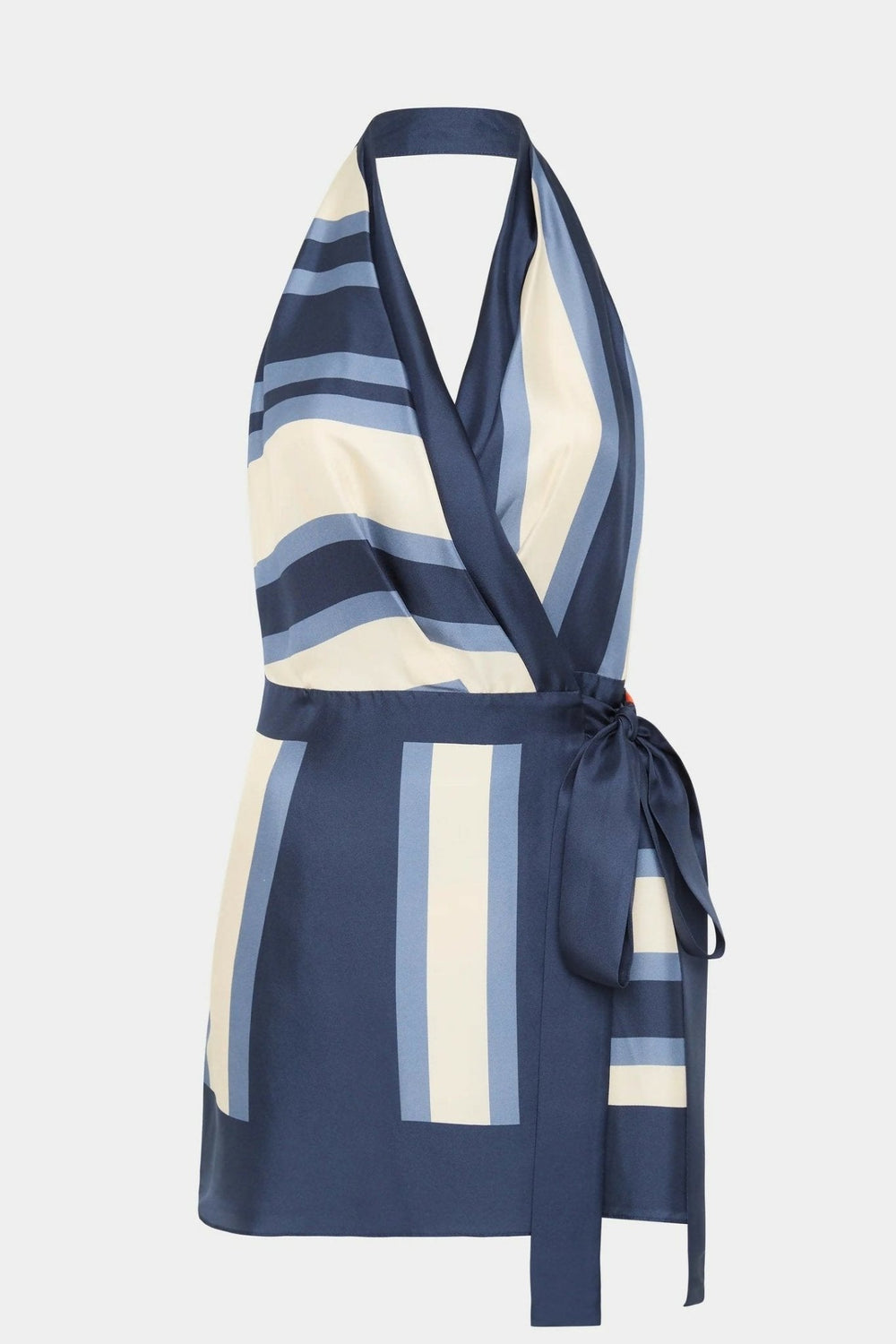 Solenne Striped Halter Mini Dress product image 2