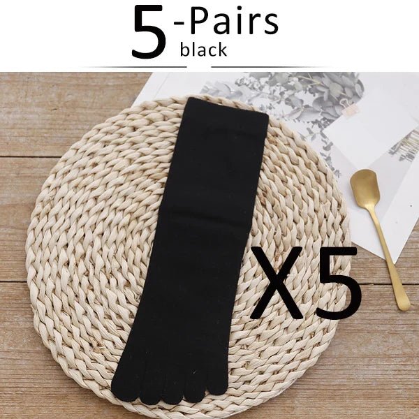 Breathable Five - Toe Socks — Women's Moisture - Wicking Comfort Fit (Khaki EU 36 - 40) - | Zavonix