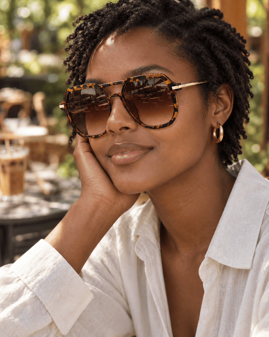 Soline Square Aviator Sunglasses product image 10