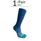 Men’s Toe Socks — Breathable Cotton Blend with Blister Protection (Red EU40 - 46) - | Zavonix