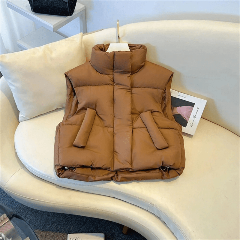 Sophie Women's Puffer Vest | Cozy Quilted Design 3
