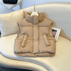 Sophie Women's Puffer Vest | Cozy Quilted Design 0