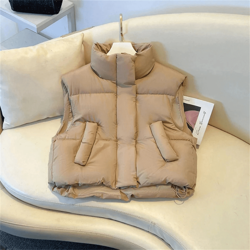 Sophie Women's Puffer Vest | Cozy Quilted Design 0