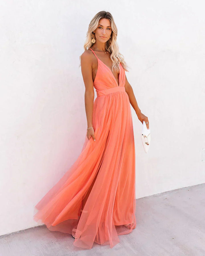 Soraya Cross-Back Maxi Dress product image 1