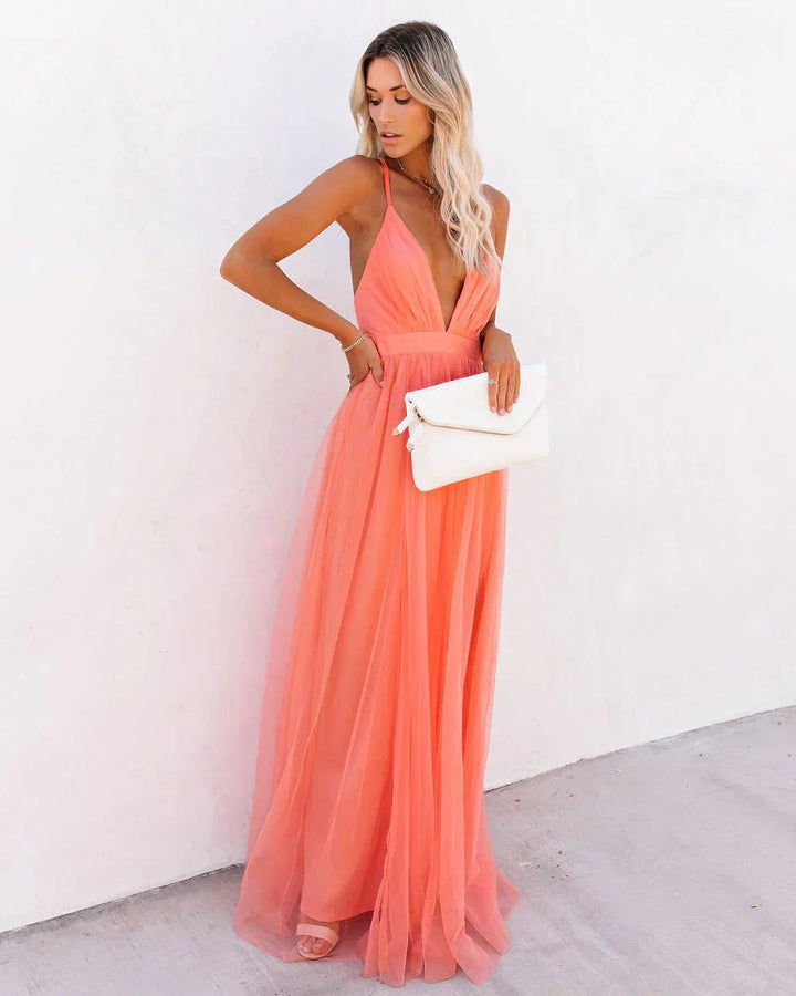 Soraya Cross-Back Maxi Dress product image 4