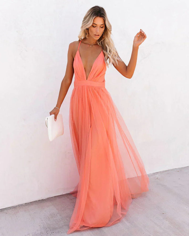 Soraya Cross-Back Maxi Dress product image 5