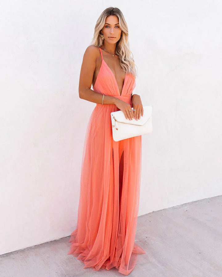 Soraya Cross-Back Maxi Dress product image 7
