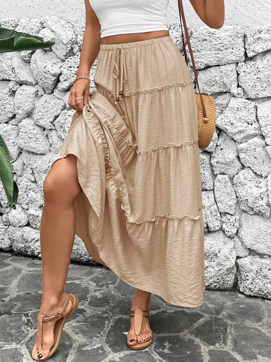 Sorelle Tiered Maxi Skirt product image 3