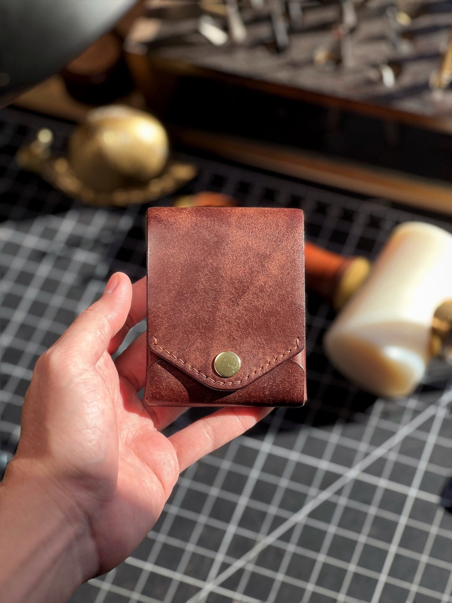 Sorrin Leather Wallet | Handmade Full Grain with Pen Slot