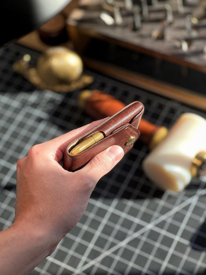 Sorrin Leather Wallet | Handmade Full Grain with Pen Slot
