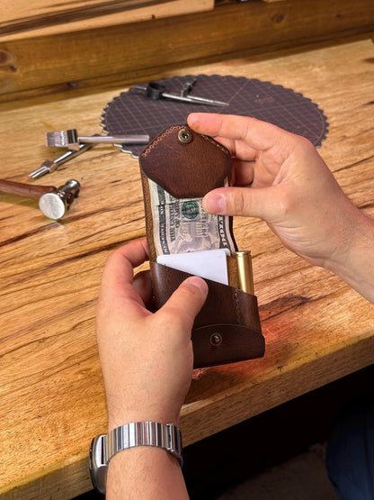 Sorrin Leather Wallet | Handmade Full Grain with Pen Slot