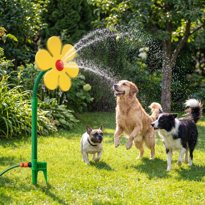 Spinning Flower Garden Sprinkler Product Image 01