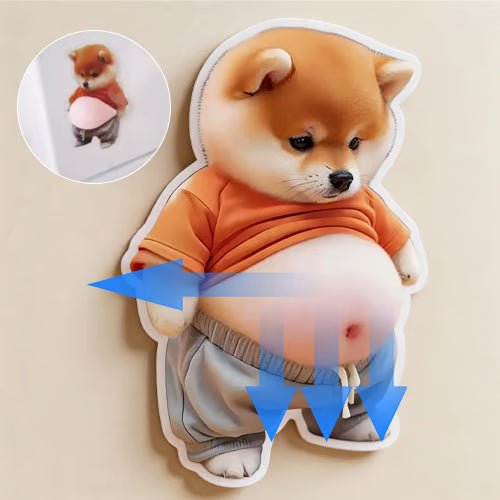 Squeezable 3D Dog Door Stopper Wall Guard Product Image 09
