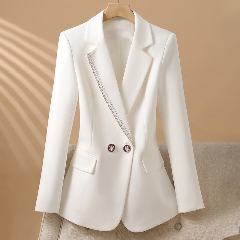 STACY™ BLAZER (White XS) - | Zavonix