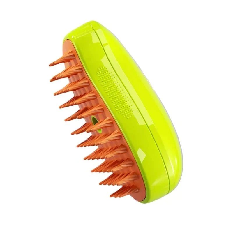 Steamy Brush: Electric Water Spray Pet Grooming Comb 🐾✨ - Zavonix