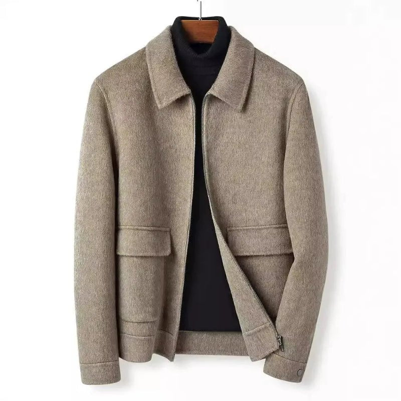 STEFANO™ CASHMERE WOOL JACKET (Beige XS) - | Zavonix