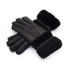 "Stirling" Leather Winter Gloves (Green ) - | Zavonix