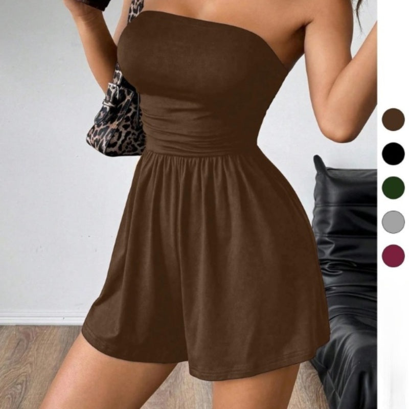 Strapless Contour Jumpsuit Stretch Fit Product Image 02