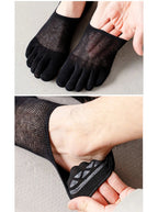 Five - Toe Breathable Socks — Moisture - Wicking Comfort (WHITE ) - | Zavonix