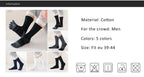 Men's Toe Separation Crew Socks — Breathable High - Crew Comfort (2 EU39 - 44) - | Zavonix
