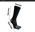 Men's Toe Separation Crew Socks — Breathable High - Crew Comfort - Zavonix