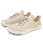 Lightweight Barefoot Shoes — Flexible Breathable Vegan Footwear (Beige Women 5 - 5.5 | Men 4.5 | EU 36) - | Zavonix