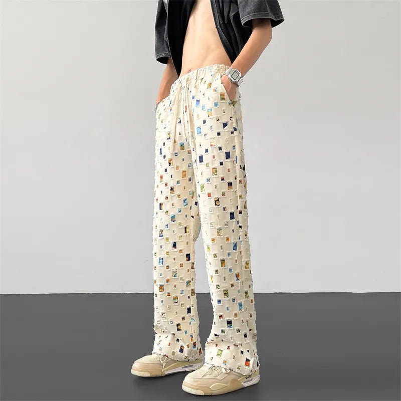 Studio Patchwork Trousers (Black XS) - | Zavonix