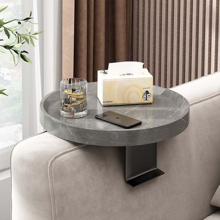 Stylish Armrest Tray with Durable Wooden Surface and Metal Frame – Perfect for Organizing Essentials 4