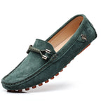 SuedeLux™ Leather Loafers (Black 6) - | Zavonix