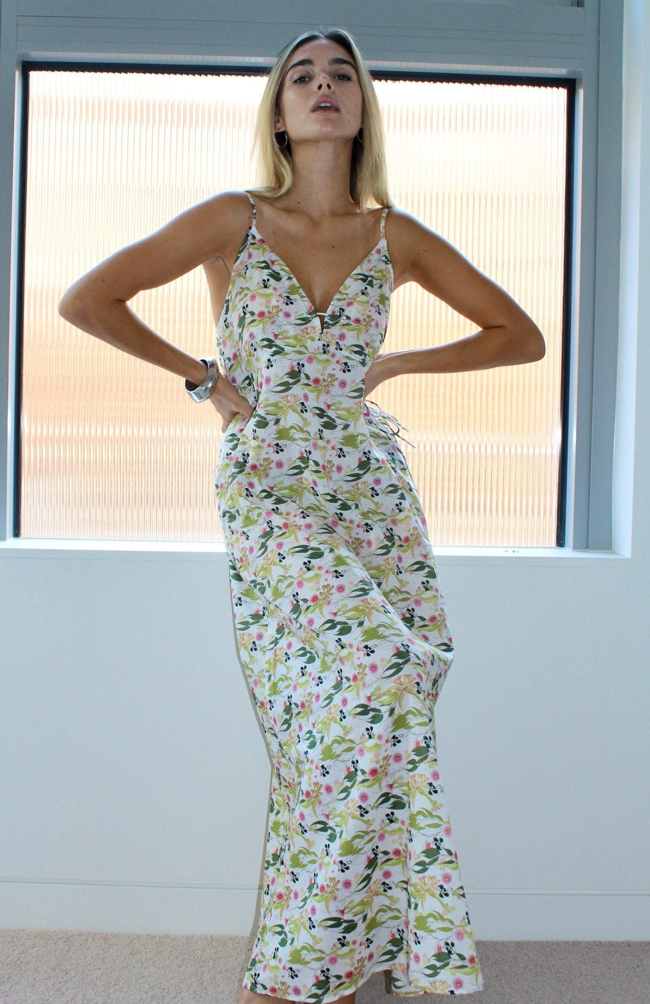 Summer cotton dress™ — Cool, breezy fit with tailored ease (S/M Summer blossom) - dress | Zavonix