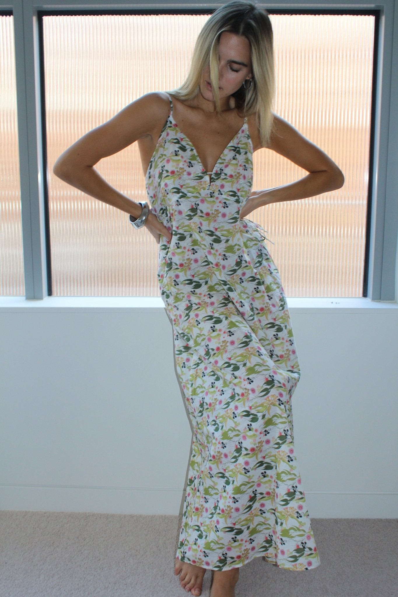 Summer cotton dress™ — Cool, breezy fit with tailored ease (S/M Summer blossom) - dress | Zavonix