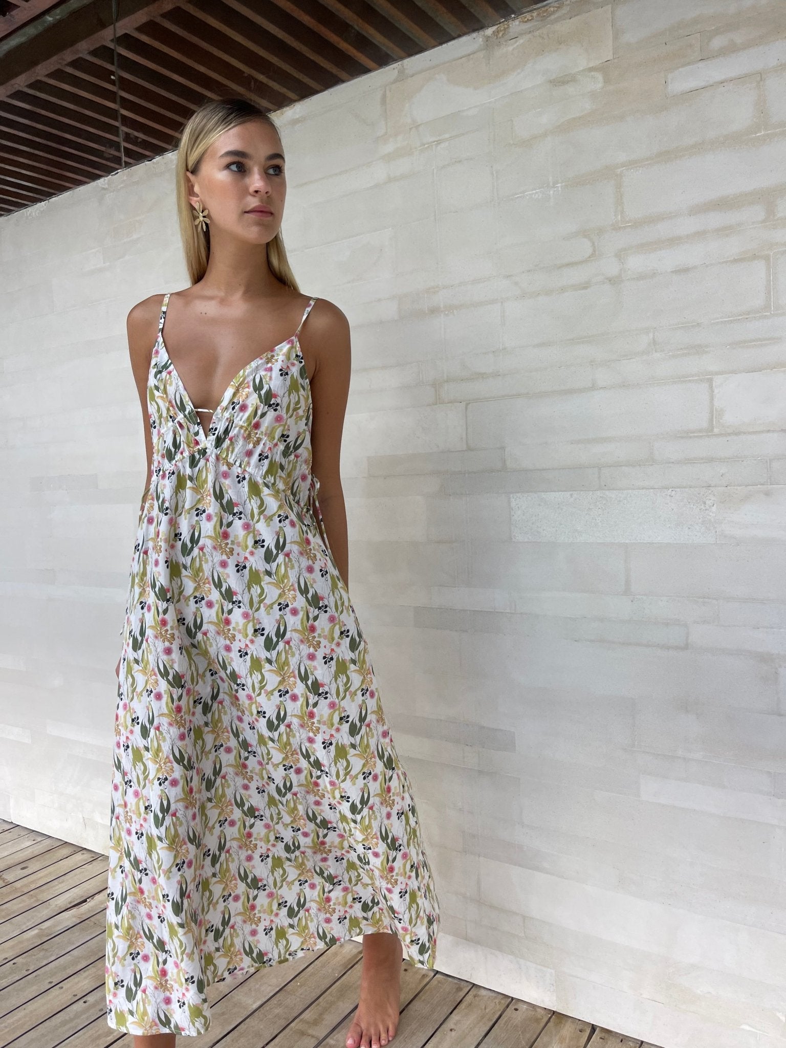 Summer cotton dress™ — Cool, breezy fit with tailored ease (S/M Summer blossom) - dress | Zavonix